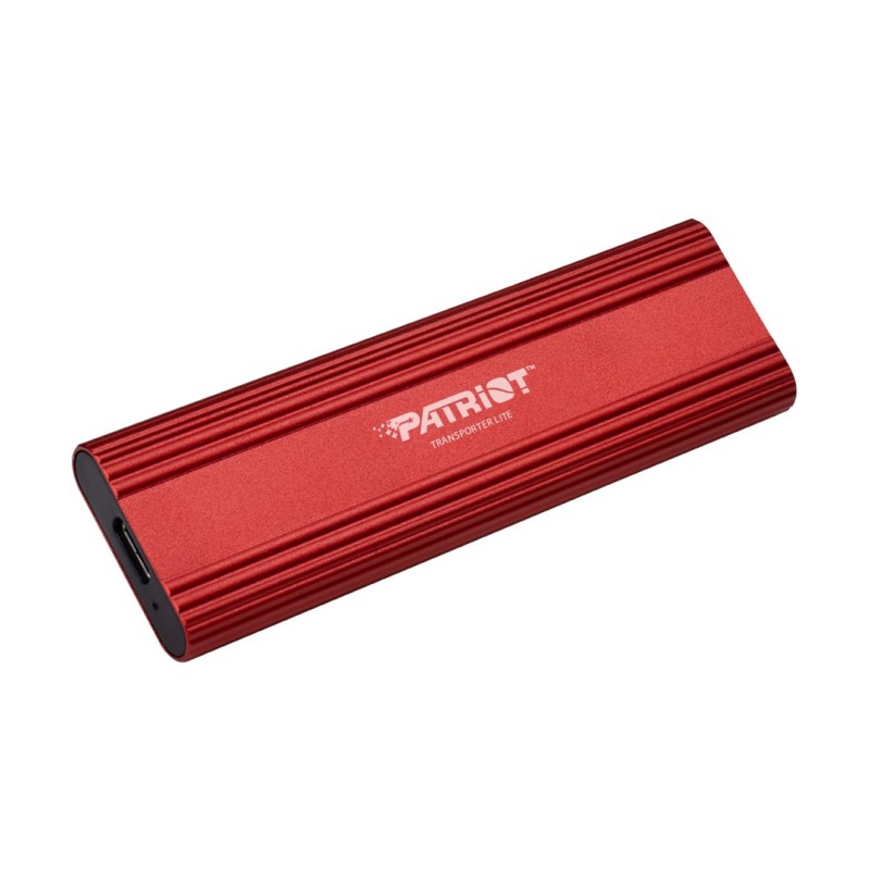 External Portable SSD PATRIOT MEMORY Transporter Lite 512 GB USB3.2 Type-C 1000 MB/S (PTPL512GPEC) Red External Portable SSD PATRIOT MEMORY Transporter Lite 512 GB USB3.2 Type-C 1000 MB/S (PTPL512GPEC) Red