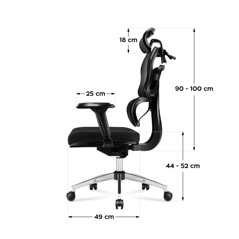 Fotel biurowy MA-Manager 4.9 Black Fotel biurowy MA-Manager 4.9 Black