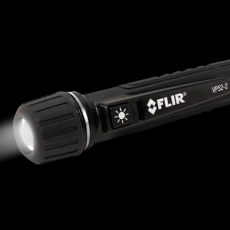 FLIR VP52-2 Tester di tensione senza contatto CAT IV 1000 V LED, Vibrazione, Acustico Pocket Black FLIR VP52-2 Tester di tensione senza contatto CAT IV 1000 V LED, Vibrazione, Acustico Pocket Black