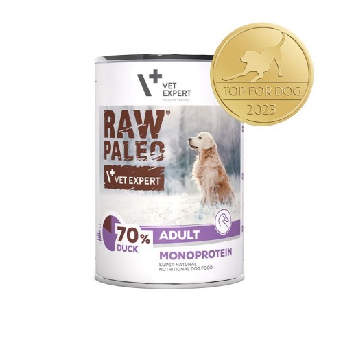 RAW PALEO Adult Monoprotein Duck - wet dog food - 400 g RAW PALEO Adult Monoprotein Duck - wet dog food - 400 g