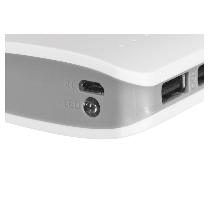 Esperanza EMP106WE Radium power bank Grey,White 8000 mAh Esperanza EMP106WE Radium power bank Grey,White 8000 mAh