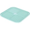 KERBL Slow-eating Licking Mat - Turquoise Tray, Bowl for Dog/Cat - 20x20 cm