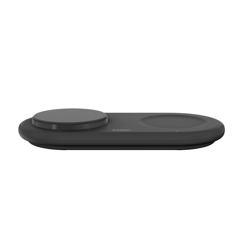 Belkin WIZ021VFBK - 2-in-1 wireless charging pad with Qi2 technology 15 W, black Belkin WIZ021VFBK - 2-in-1 wireless charging pad with Qi2 technology 15 W, black