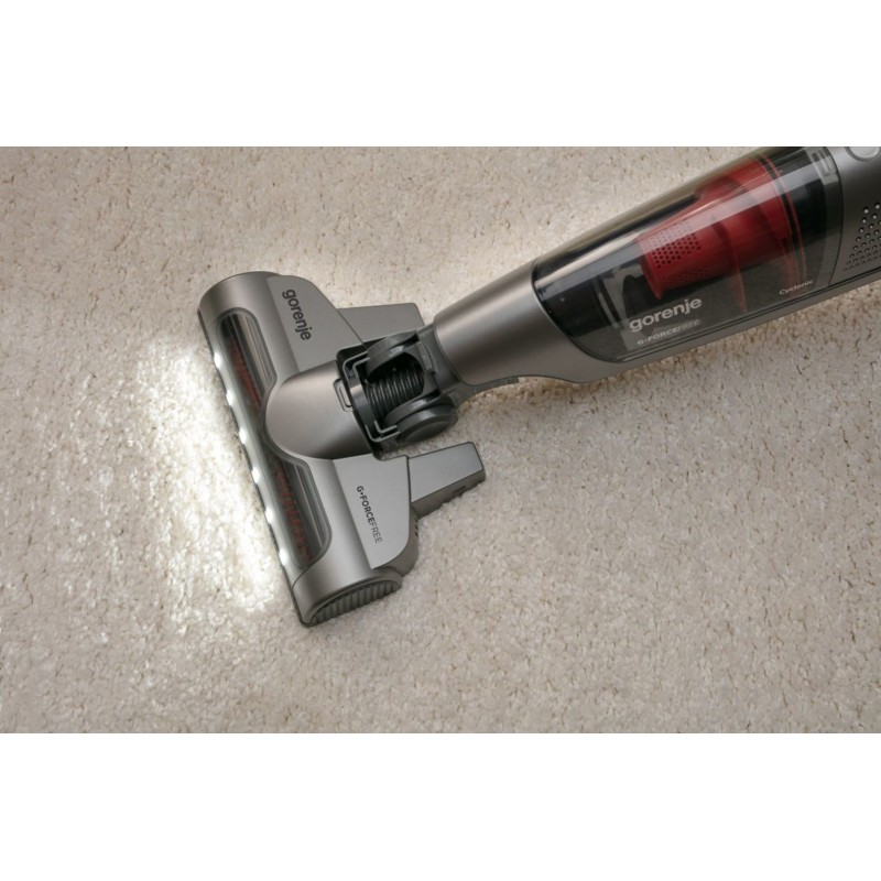 Gorenje SVC252GFA stick vacuum/electric broom 2-in-1 stick vacuum Battery Dry HEPA Bagless 0.5 L 155 W Black, Grey Gorenje SVC252GFA stick vacuum/electric broom 2-in-1 stick vacuum Battery Dry HEPA Bagless 0.5 L 155 W Black, Grey