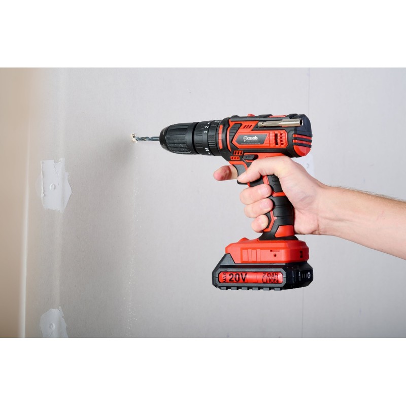 Cordless battery-powered screwdriver/drill 20V CASALS CID2050B