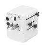 Gembird TPA-1A2C20-01-W Universal travel power adapter, 20 W, white
