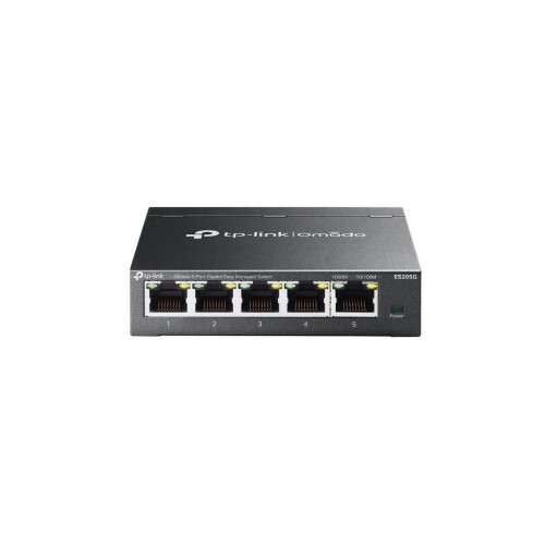 TP-Link Omada ES205G network switch Managed Gigabit Ethernet (10/100/1000) Black TP-Link Omada ES205G network switch Managed Gigabit Ethernet (10/100/1000) Black