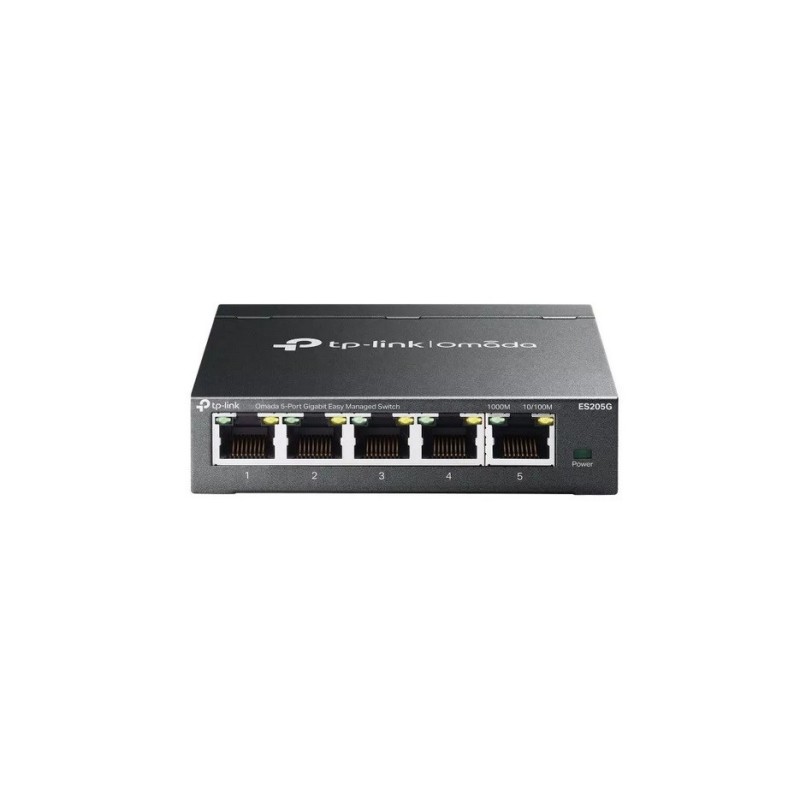TP-Link Omada ES205G network switch Managed Gigabit Ethernet (10/100/1000) Black TP-Link Omada ES205G network switch Managed Gigabit Ethernet (10/100/1000) Black