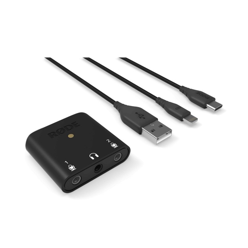 RØDE AI-Micro Audio interface Two-channel 24 bit 48 kHz Black RØDE AI-Micro Audio interface Two-channel 24 bit 48 kHz Black