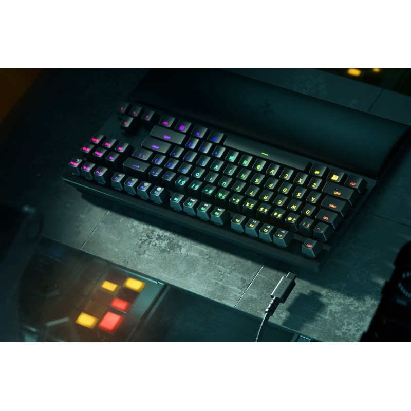 Razer Huntsman V2 Tenkeyless keyboard Gaming USB QWERTY US English Black Razer Huntsman V2 Tenkeyless keyboard Gaming USB QWERTY US English Black