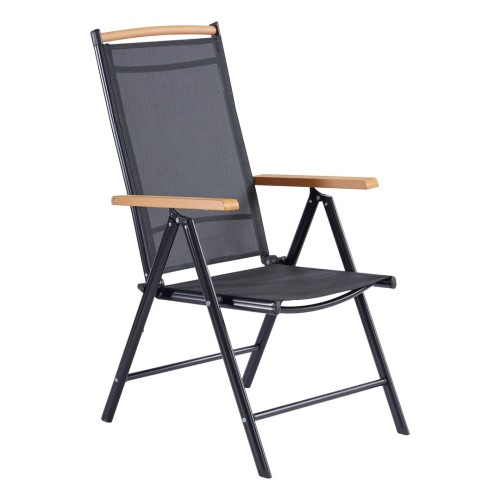 Garden chair 2pc. IZZY black Garden chair 2pc. IZZY black