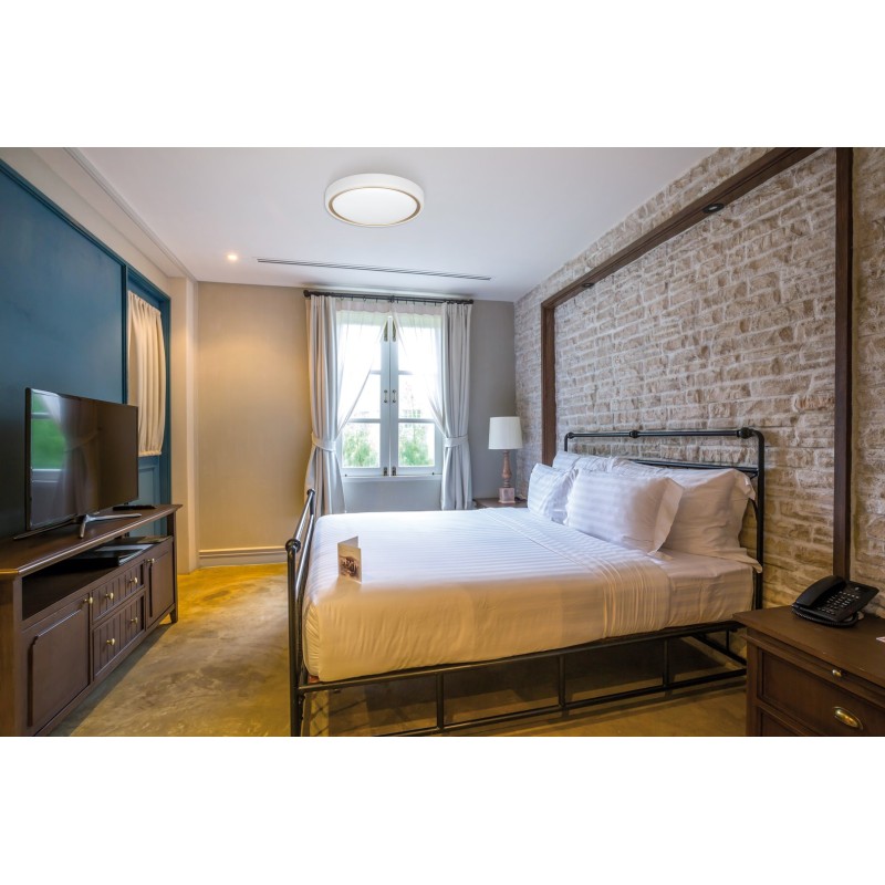 Modern LED ceiling plafond Activejet VERDI White/Gold 23W Modern LED ceiling plafond Activejet VERDI White/Gold 23W