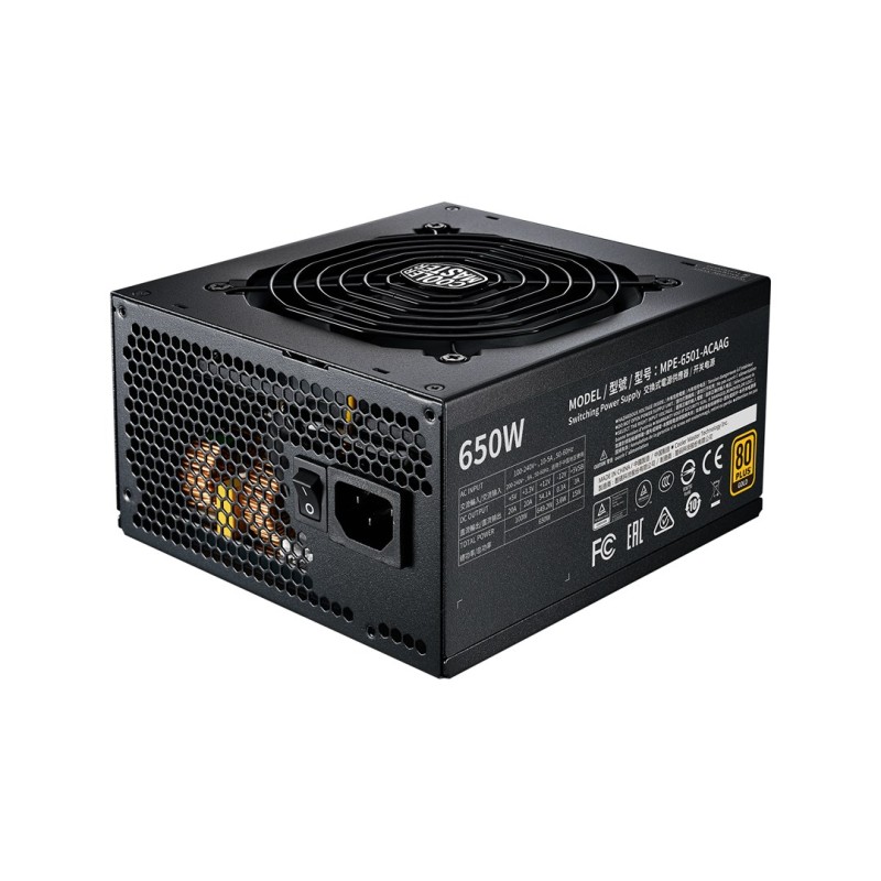 Cooler Master MWE Gold 650 - V2 Full Modular power supply unit 650 W 24-pin ATX ATX Black Cooler Master MWE Gold 650 - V2 Full Modular power supply unit 650 W 24-pin ATX ATX Black