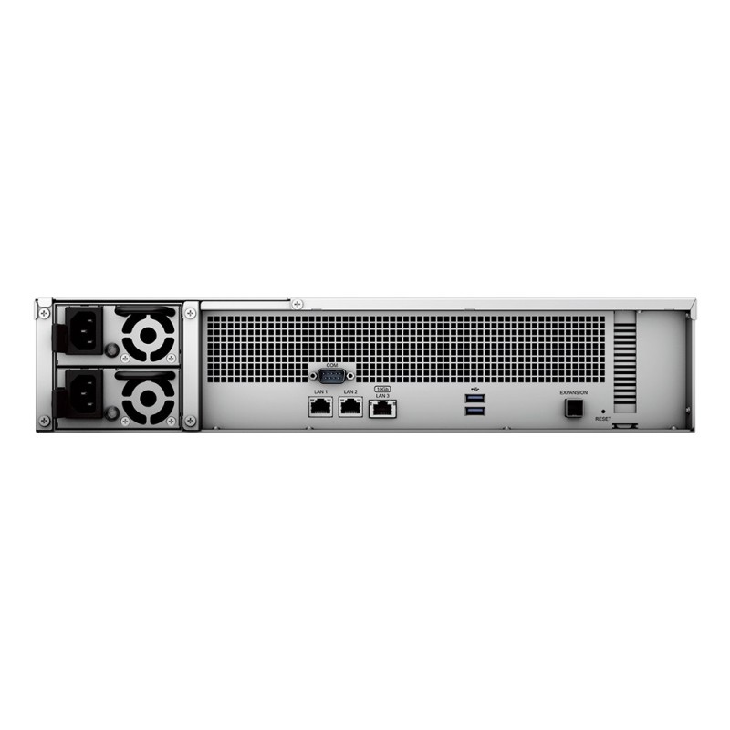 Synology RackStation RS2423+ NAS/storage server Rack (2U) Ryzen Embedded V1780B 8 GB DDR4 0 TB DiskStation Manager Black, Grey Synology RackStation RS2423+ NAS/storage server Rack (2U) Ryzen Embedded V1780B 8 GB DDR4 0 TB DiskStation Manager Black, Grey