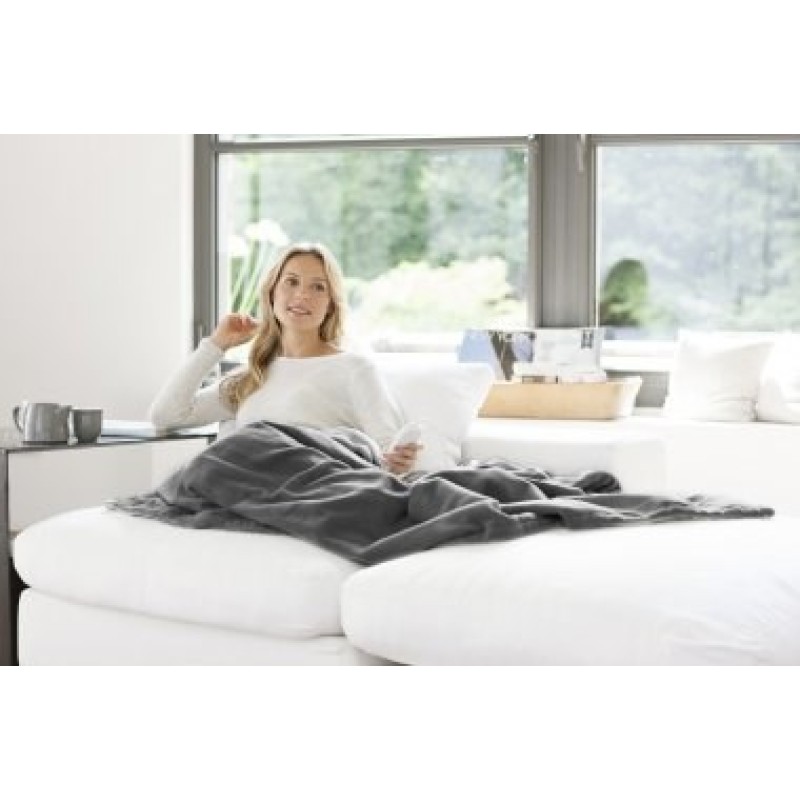Electric blanket Medisana HP 675 XXL 120 W Grey Microfiber Electric blanket Medisana HP 675 XXL 120 W Grey Microfiber