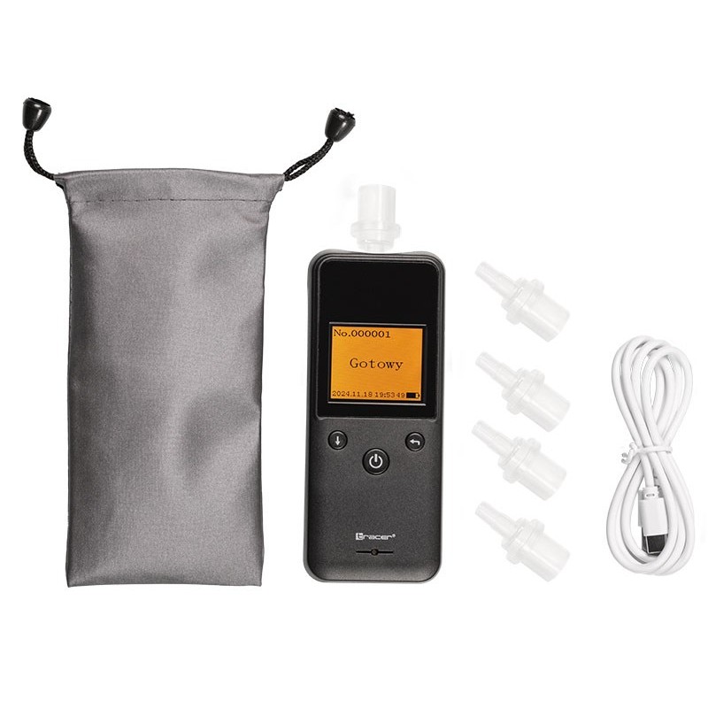 Tracer BreathEZ-2B Semiconductor Breathalyser, Black