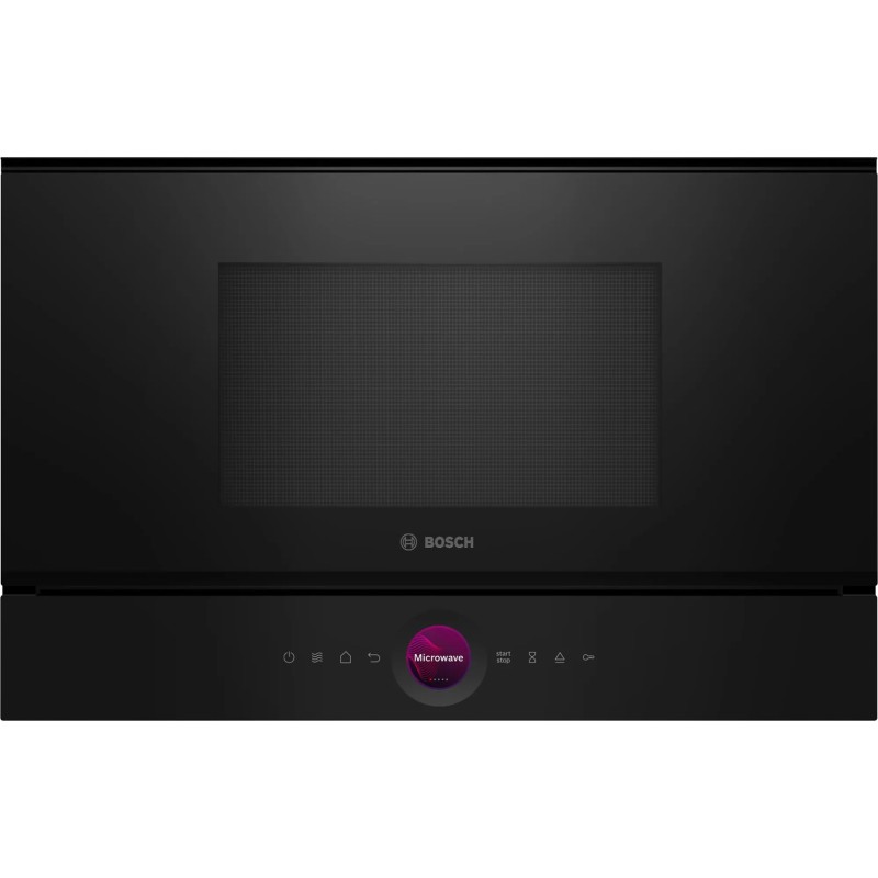 Bosch Serie 8 BFR7221B1 microwave Black Solo microwave Built-in 21 L 900 W Bosch Serie 8 BFR7221B1 microwave Black Solo microwave Built-in 21 L 900 W