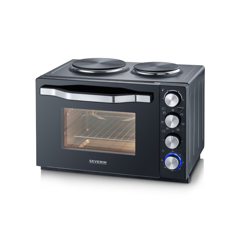 SEVERIN MINI OVEN WITH COOKING PLATES, 30 L TO2074