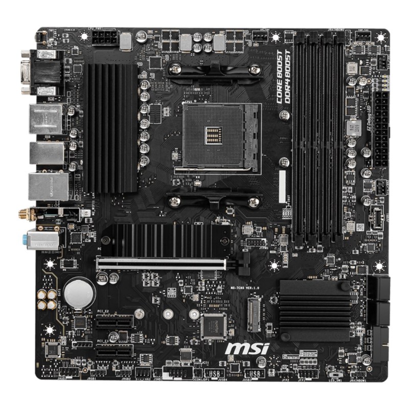 MSI B550M PRO-VDH WIFI motherboard AMD B550 Socket AM4 micro ATX MSI B550M PRO-VDH WIFI motherboard AMD B550 Socket AM4 micro ATX
