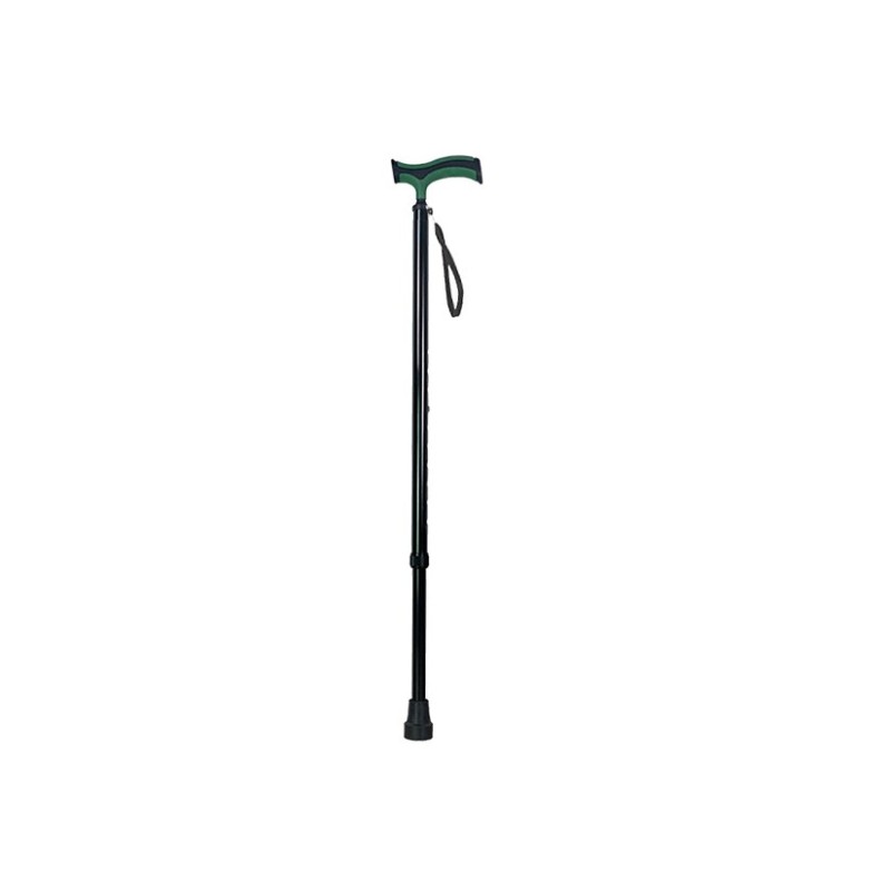 Aluminium walking stick with soft grip