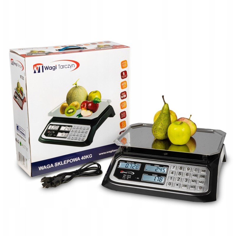 Electronic scale WAGI TARCZYN WT-1015 40kg Electronic scale WAGI TARCZYN WT-1015 40kg