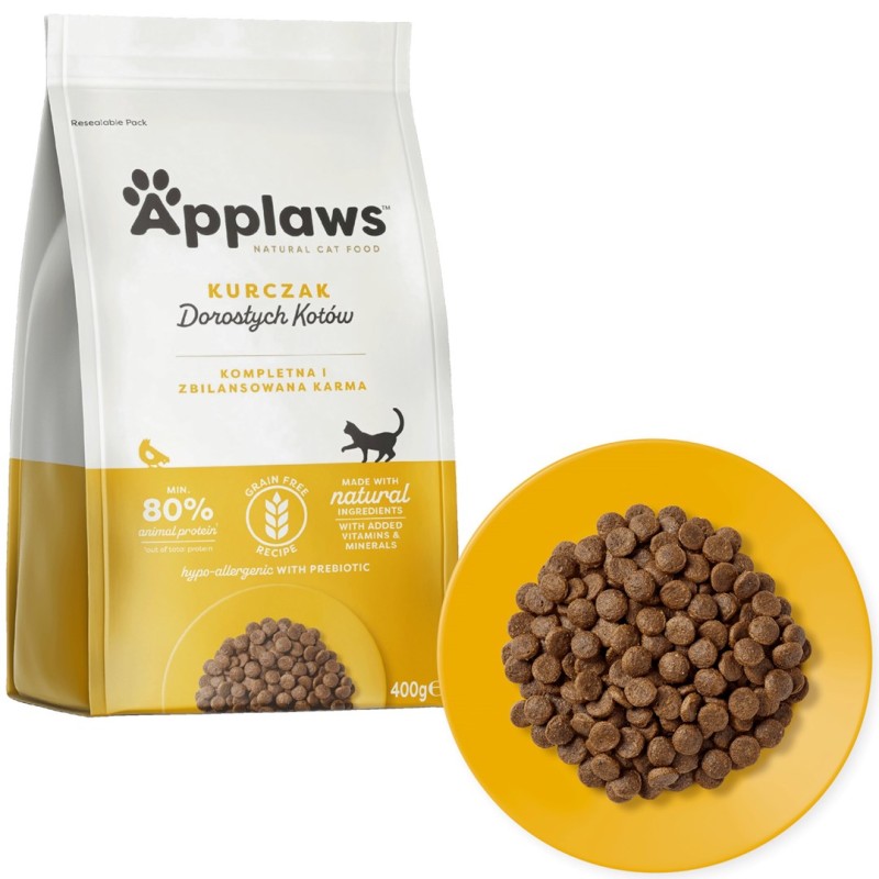 APPLAWS Adult Chicken - dry cat food - 400g