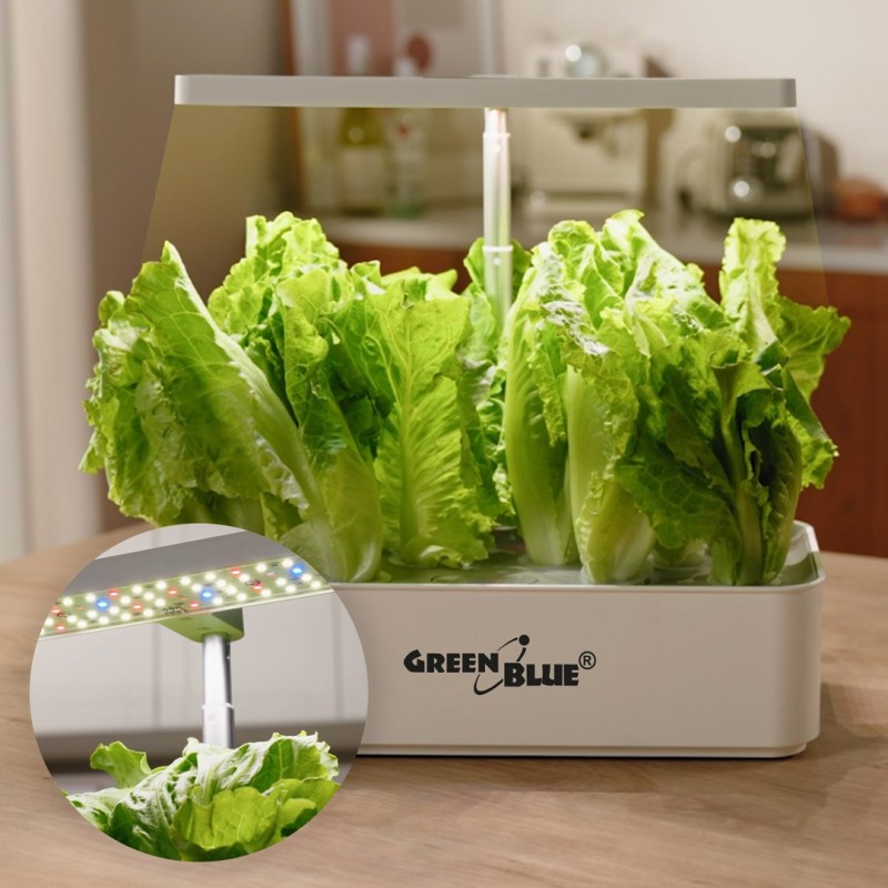 GreenBlue Intelligent Indoor Plant Growing System, SMART pot, 4L capacity, for 12 plants, full spectrum LEDs, GB133 GreenBlue Intelligent Indoor Plant Growing System, SMART pot, 4L capacity, for 12 plants, full spectrum LEDs, GB133