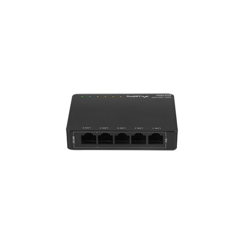 Lanberg Switch PoE DSP3-1005-60W (5-port, 1Gb/s) Lanberg Switch PoE DSP3-1005-60W (5-port, 1Gb/s)