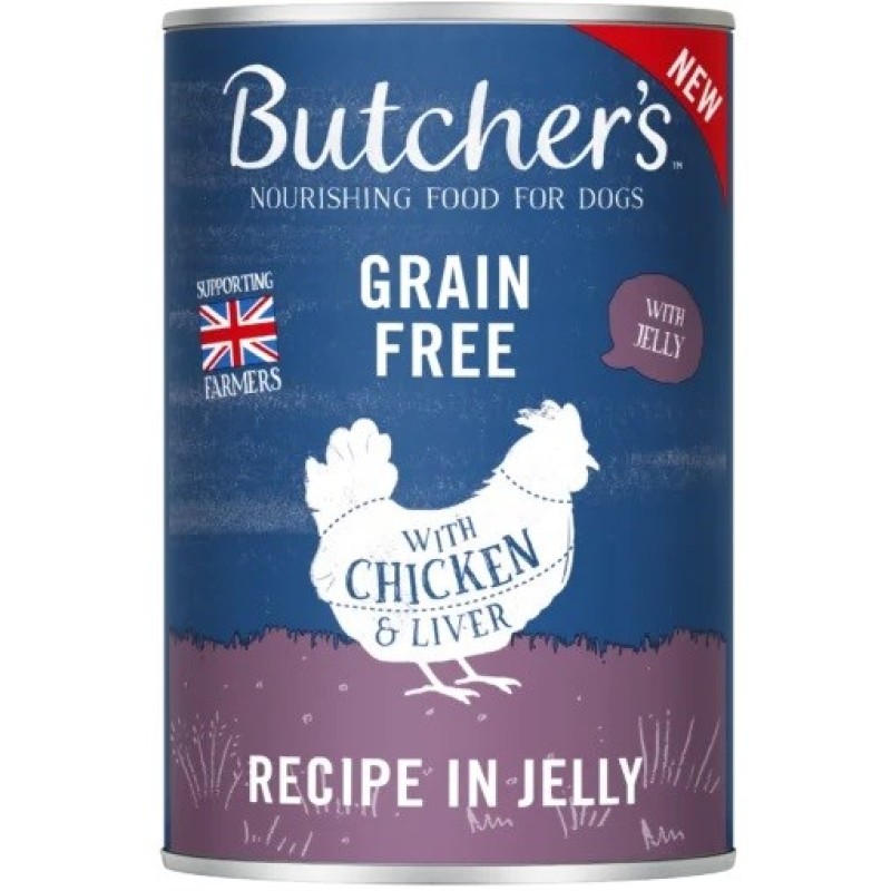 BUTCHER'S Original Mega pack mix pieces in jelly - wet dog food - 6 x 400g BUTCHER'S Original Mega pack mix pieces in jelly - wet dog food - 6 x 400g