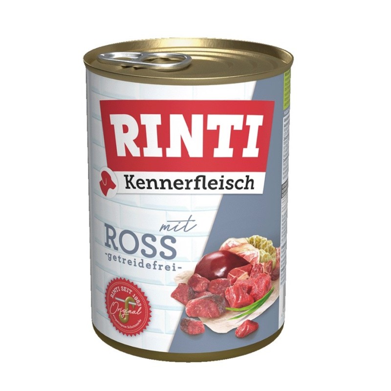 RINTI Kennerfleisch Horse - wet dog food - 400g RINTI Kennerfleisch Horse - wet dog food - 400g