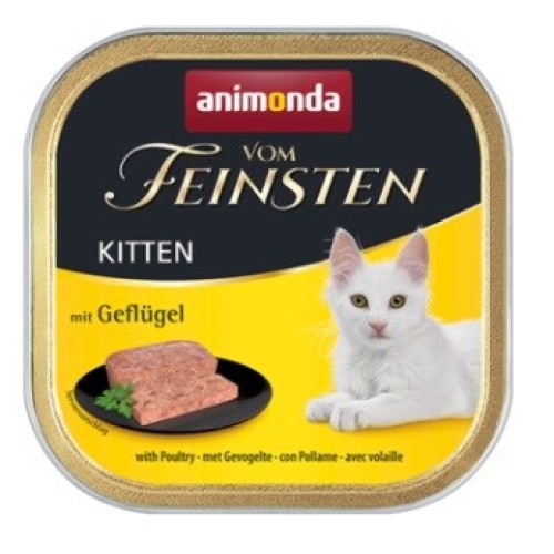 ANIMONDA Vom Feinsten Kitten Chicken - wet cat food - 100g