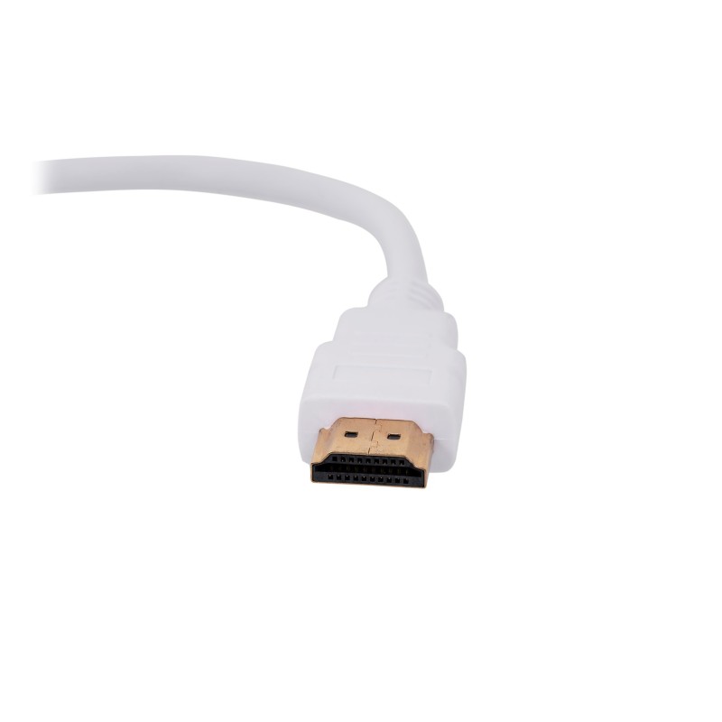Savio CL-27 video cable adapter 0.2 m VGA (D-Sub) HDMI Type A (Standard) White Savio CL-27 video cable adapter 0.2 m VGA (D-Sub) HDMI Type A (Standard) White