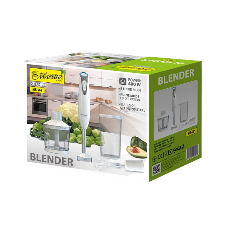 Feel-Maestro MR565 blender 1.5 L Tabletop blender 400 W Grey Feel-Maestro MR565 blender 1.5 L Tabletop blender 400 W Grey