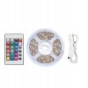 Vention RGB FPC LED strip with remote control, 5V, 5m