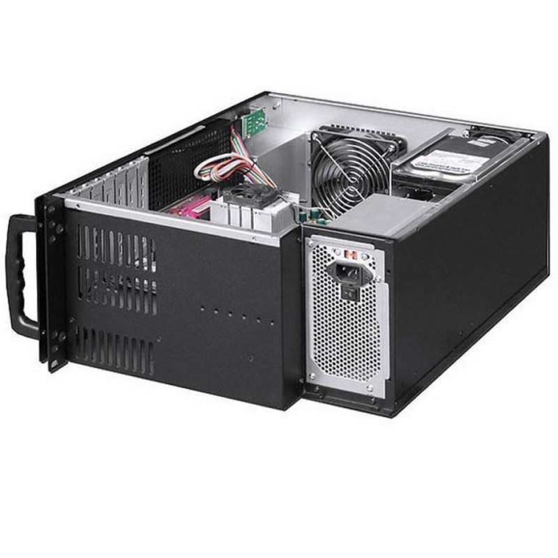 Techly Chassis Industrial Rack 19/Desktop 4U Ultra Compact Black Techly Chassis Industrial Rack 19/Desktop 4U Ultra Compact Black