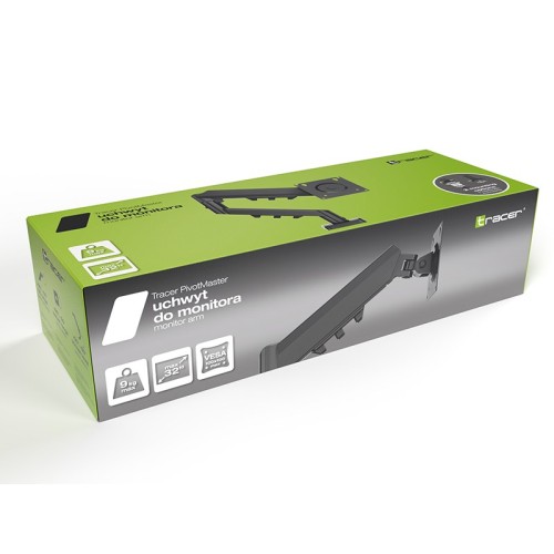 Tracer PivotMaster Monitor Mount, Black Tracer PivotMaster Monitor Mount, Black