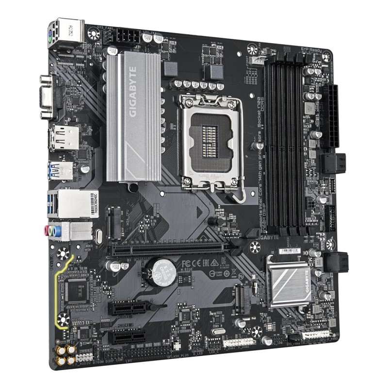 GIGABYTE B760M D3HP Motherboard - Intel Core 14th Gen CPUs, 4+1+1 Phases VRM, up to 5600MHz DDR5, 2xPCIe 4.0 M.2, GbE LAN, USB 3.2 Gen 1 GIGABYTE B760M D3HP Motherboard - Intel Core 14th Gen CPUs, 4+1+1 Phases VRM, up to 5600MHz DDR5, 2xPCIe 4.0 M.2, GbE LAN, USB 3.2 Gen 1