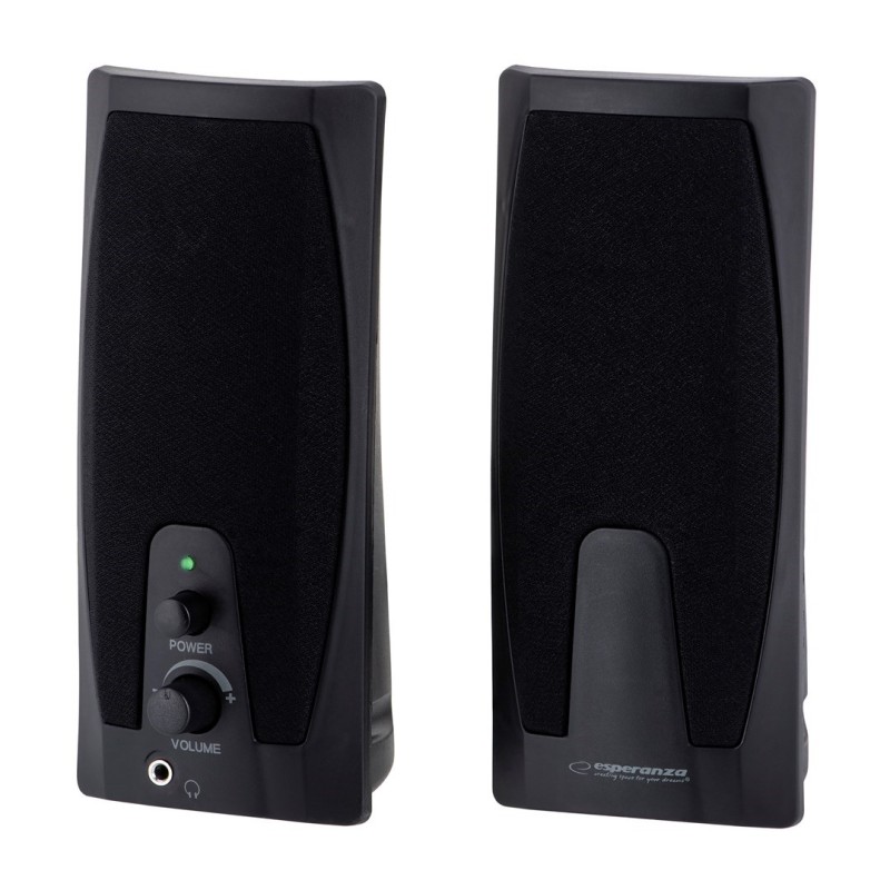 Esperanza EP110 loudspeaker 2-way 6 W Black Wired Esperanza EP110 loudspeaker 2-way 6 W Black Wired