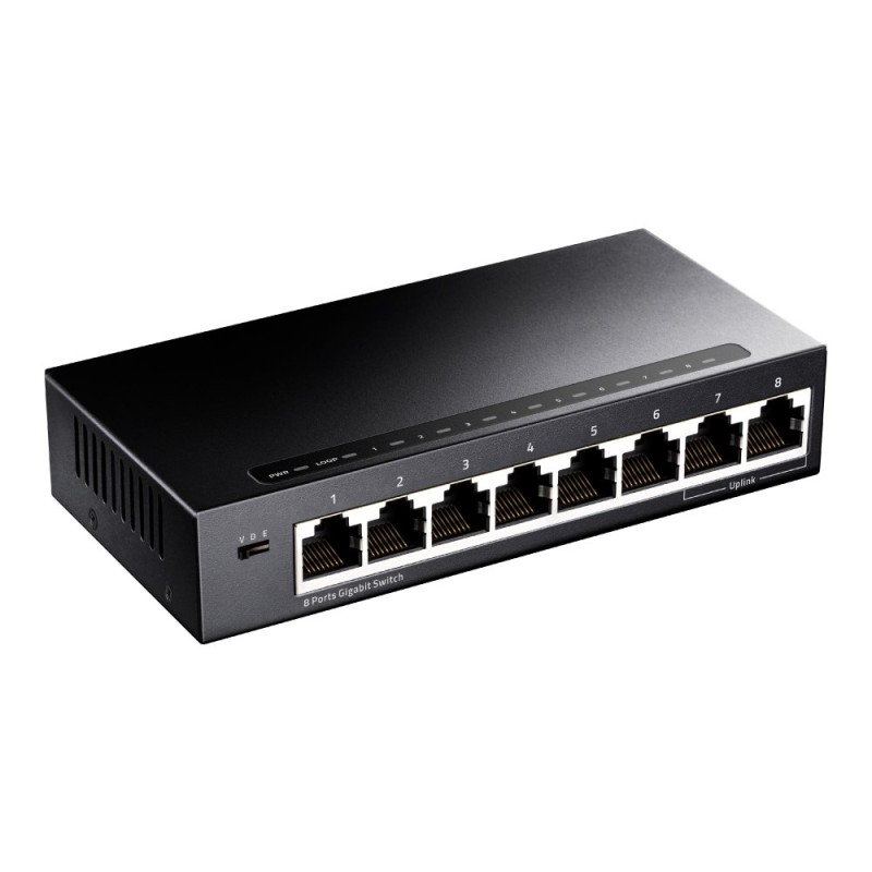 Cudy GS108 network switch Gigabit Ethernet (10/100/1000) Black Cudy GS108 network switch Gigabit Ethernet (10/100/1000) Black