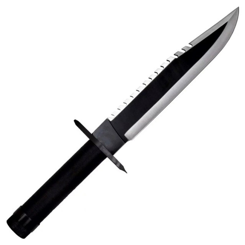 Cinema Classic Rambo I Large knife with leather scabbard CC-H1 360 mm Black Cinema Classic Rambo I Large knife with leather scabbard CC-H1 360 mm Black