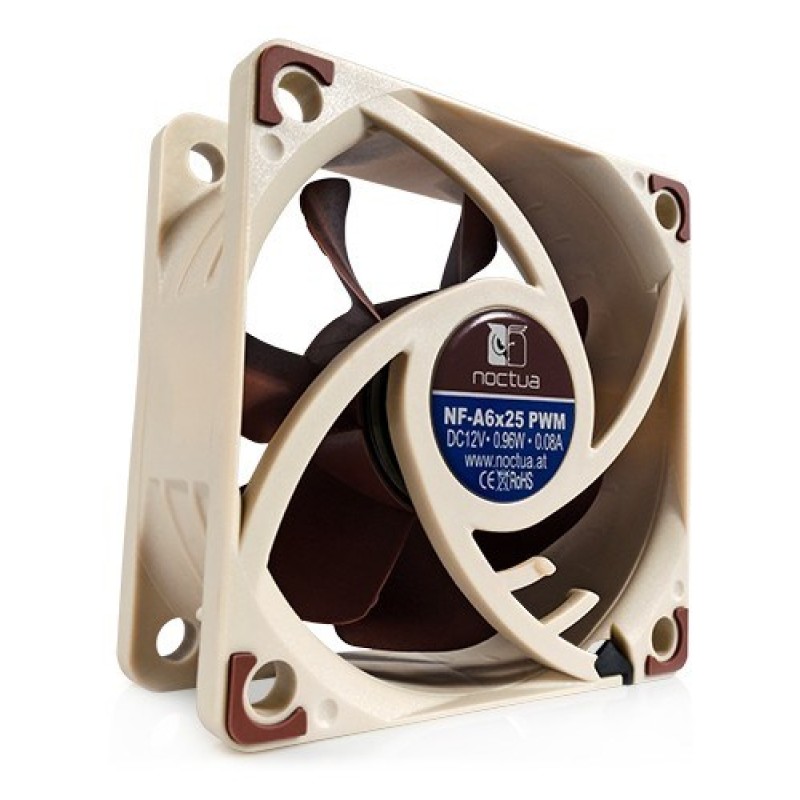 Noctua NF-A6x25 PWM Computer case Fan 6 cm Beige, Brown Noctua NF-A6x25 PWM Computer case Fan 6 cm Beige, Brown