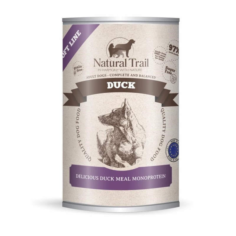 NATURAL TRAIL Duck Soft Line - wet dog food - 400g