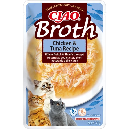 INABA Ciao Broth Chicken & Tuna - cat treats - 40g INABA Ciao Broth Chicken & Tuna - cat treats - 40g