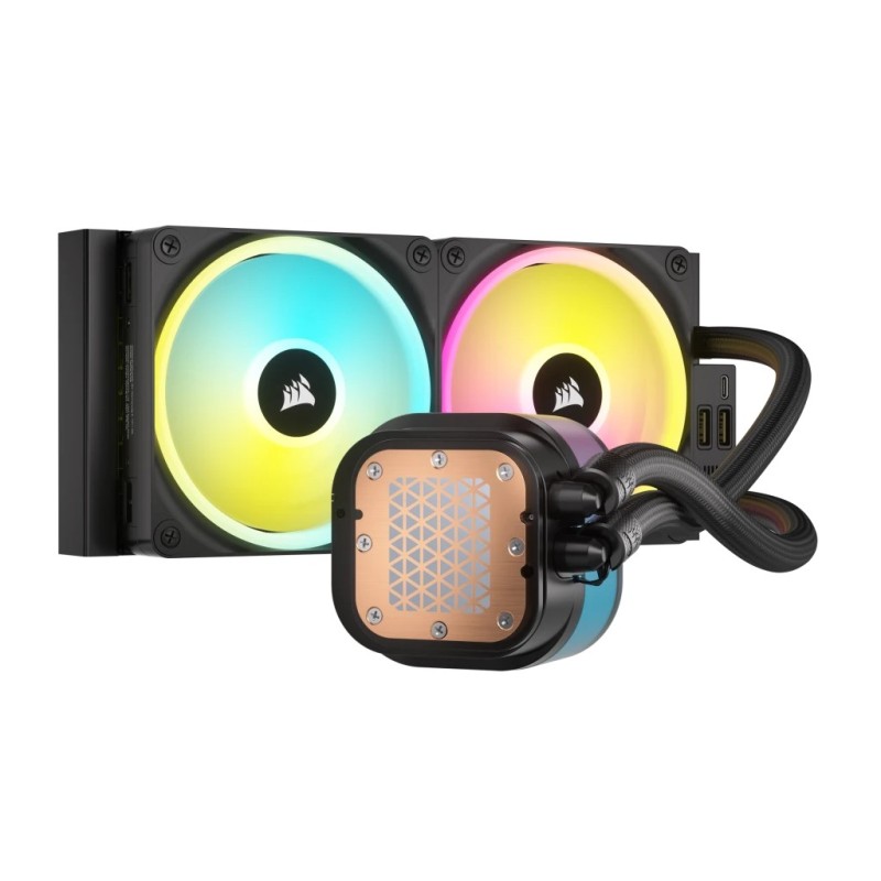 Corsair H100I Processor Liquid cooling kit 12 cm Black Corsair H100I Processor Liquid cooling kit 12 cm Black