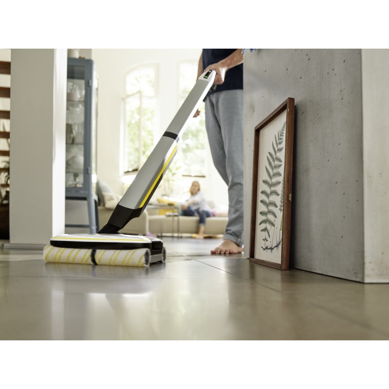 Kärcher FC 7 CORDLESS Electric broom Battery Wet Bagless Black, White, Yellow 2.85 Ah Kärcher FC 7 CORDLESS Electric broom Battery Wet Bagless Black, White, Yellow 2.85 Ah