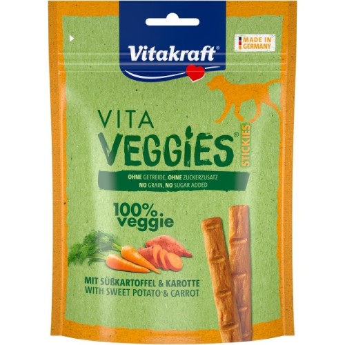 VITAKRAFT Vita Veggies Stickies Carrot with sweet potato - dog treat - 80 g VITAKRAFT Vita Veggies Stickies Carrot with sweet potato - dog treat - 80 g