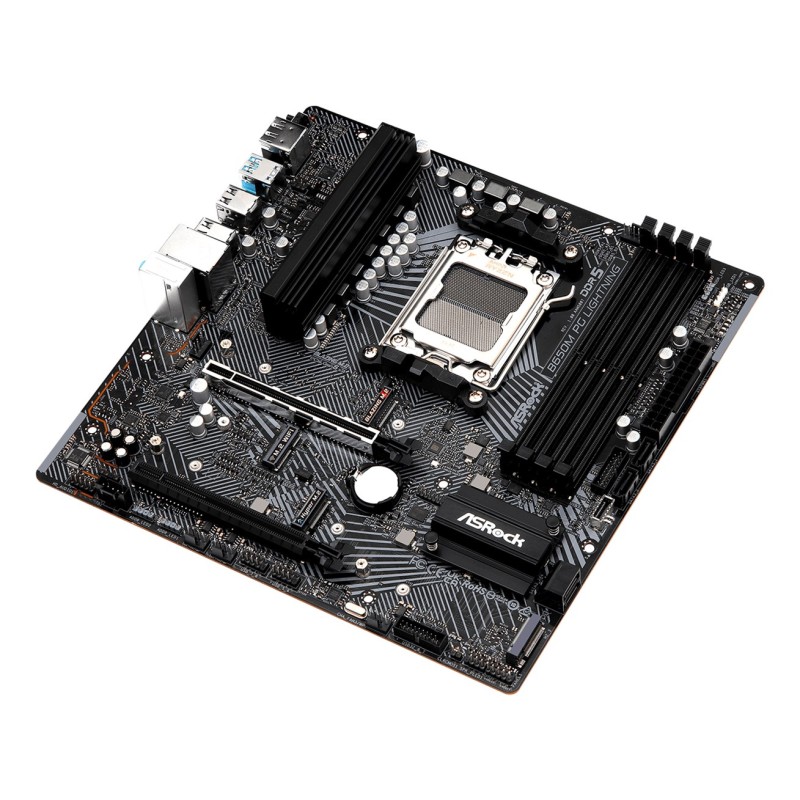 Asrock B650M PG Lightning AMD B650 Socket AM5 micro ATX Asrock B650M PG Lightning AMD B650 Socket AM5 micro ATX