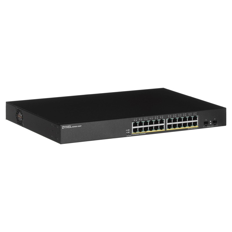 Zyxel GS1900-24HP Managed Gigabit Ethernet (10/100/1000) 1U Black Zyxel GS1900-24HP Managed Gigabit Ethernet (10/100/1000) 1U Black