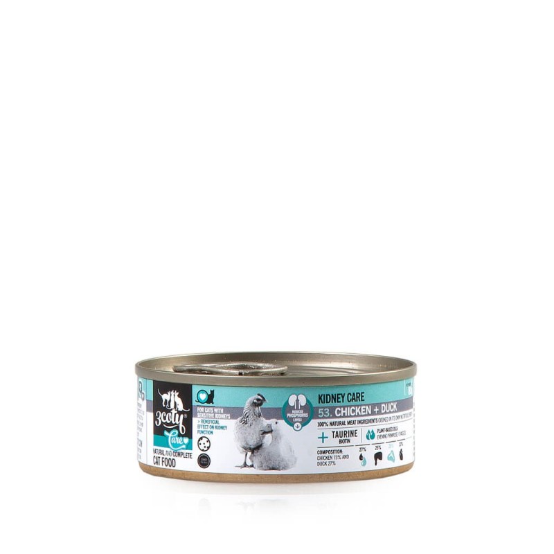 3COTY Chicken with duck Kidney care  - wet cat food - 80g 3COTY Chicken with duck Kidney care  - wet cat food - 80g