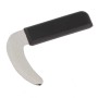 Knife with ergonomic curved handle